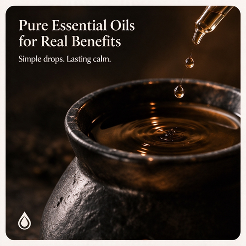 Ceramic Essential Oil Burner – Black