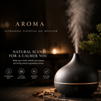 Ultrasonic Essential Oil Diffuser – Matte Black