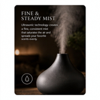 Ultrasonic Essential Oil Diffuser – Matte Black